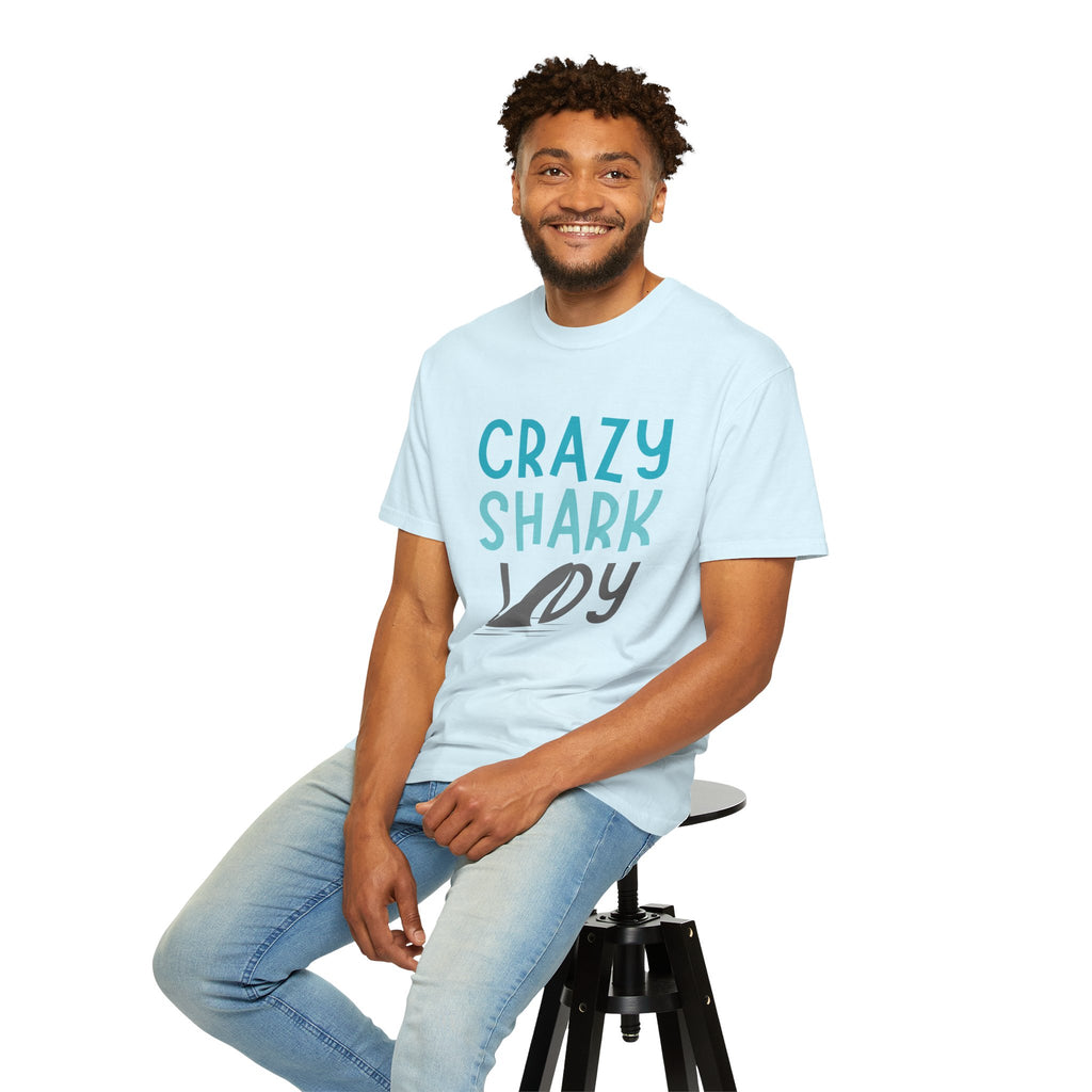 Crazy Shark Lady Shirt — Funny Ocean Lover Tee, Beach Gift for Shark Obsessed Women