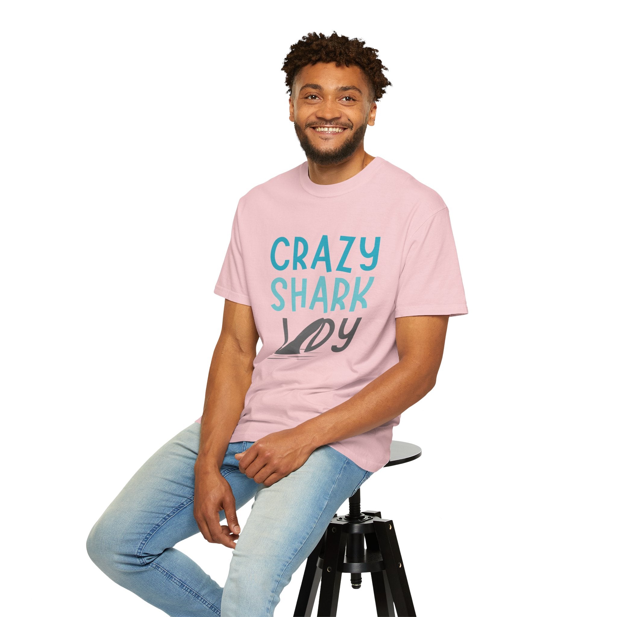 Crazy Shark Lady Shirt — Funny Ocean Lover Tee, Beach Gift for Shark Obsessed Women